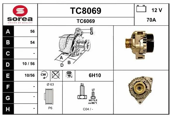 Alternator (TC8069)