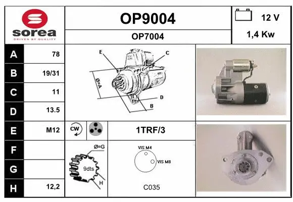 Starter (OP9004)