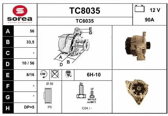 Alternator (TC8035)