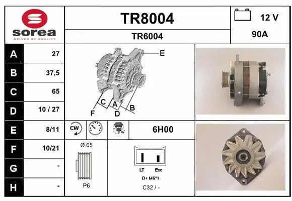 Alternator (TR8004)