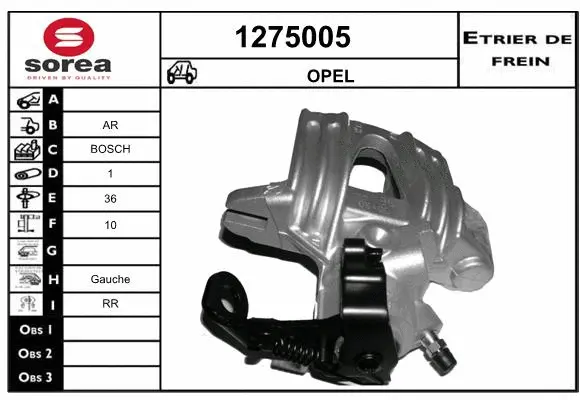 Brake Caliper (1275005)