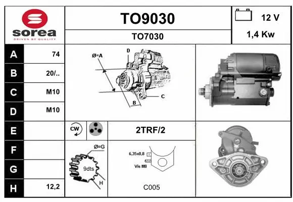 Starter (TO9030)