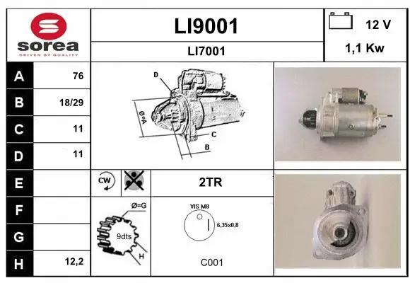 Starter (LI9001)
