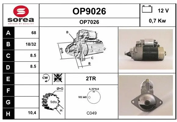 Starter (OP9026)