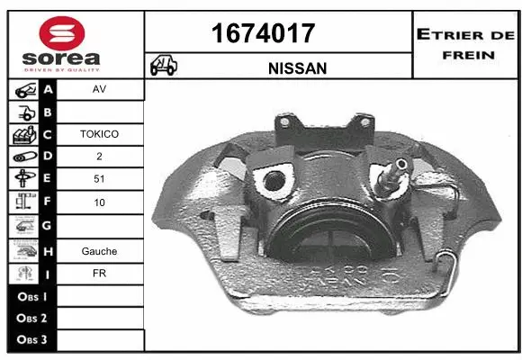 Brake Caliper (1674017)
