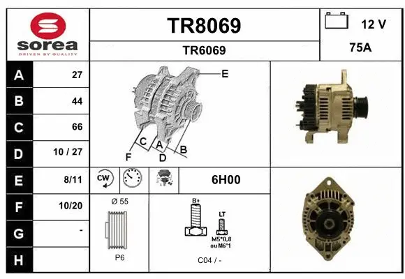 Alternator (TR8069)