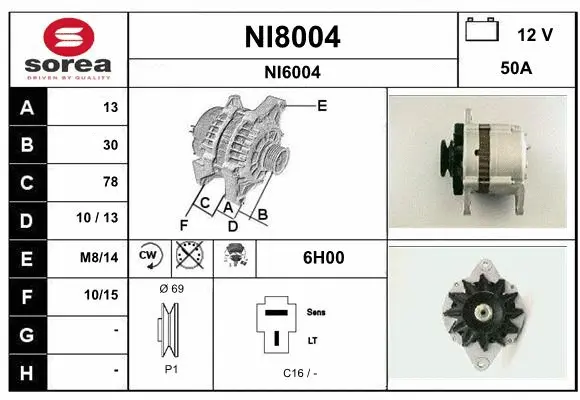 Alternator (NI8004)