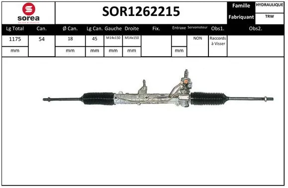 Steering Gear (SOR1262215)