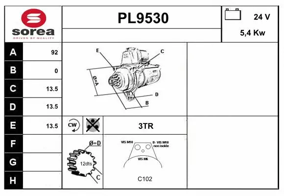 Starter (PL9530)
