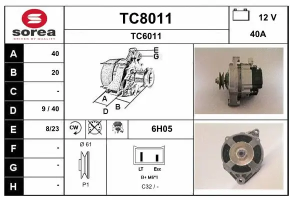 Alternator (TC8011)