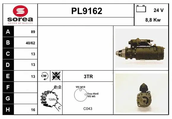 Starter (PL9162)
