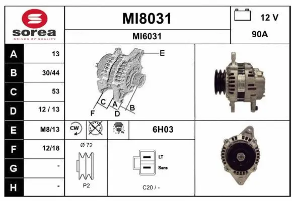 Alternator (MI8031)