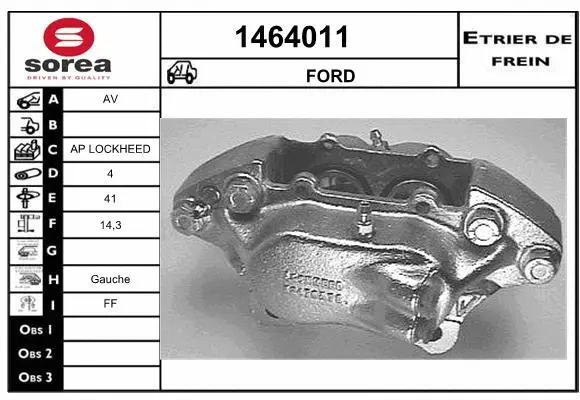 Brake Caliper (1464011)