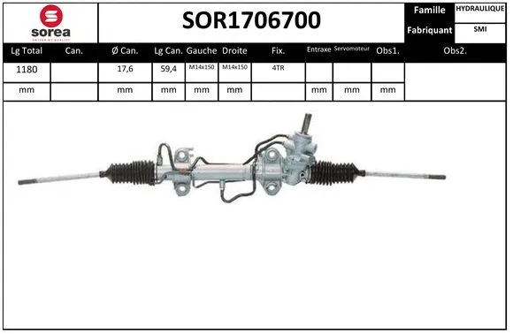 Steering Gear (SOR1706700)