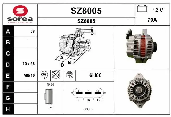 Alternator (SZ8005)
