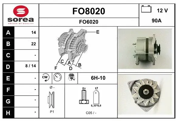 Alternator (FO8020)