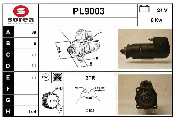Starter (PL9003)