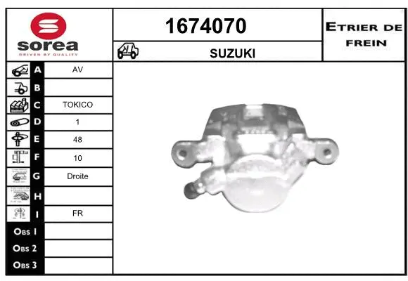 Brake Caliper (1674070)