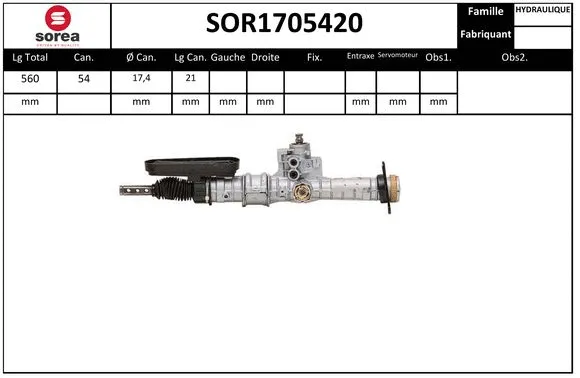 Steering Gear (SOR1705420)