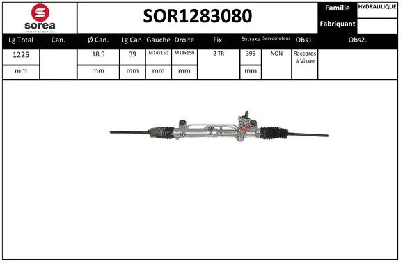 Steering Gear (SOR1283080)