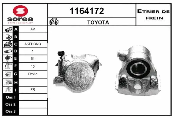 Brake Caliper (1164172)