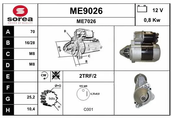 Starter (ME9026)