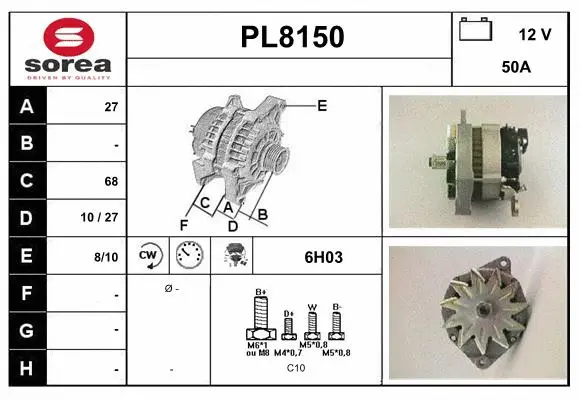 Alternator (PL8150)