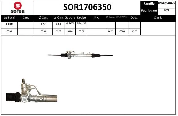 Steering Gear (SOR1706350)