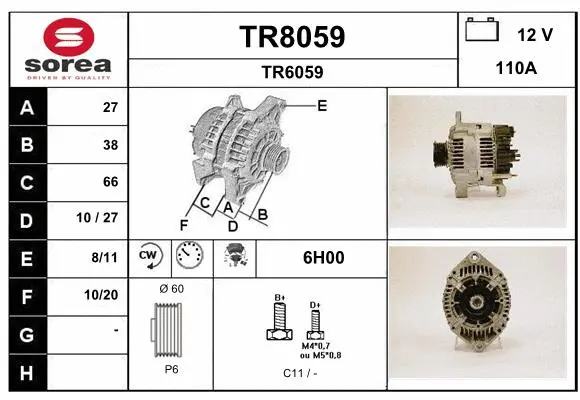 Alternator (TR8059)