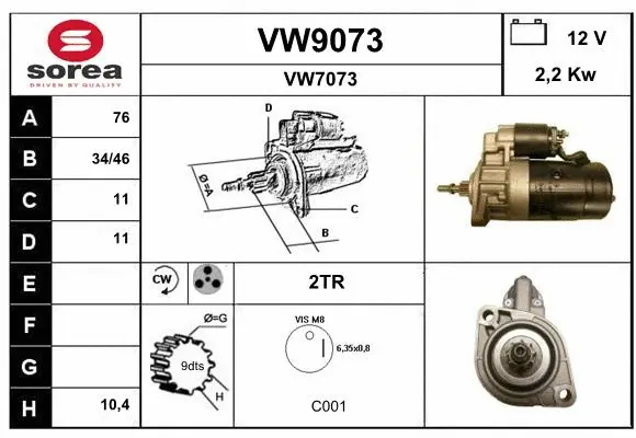 Starter (VW9073)