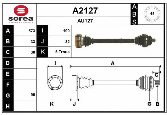 Drive Shaft (A2127)
