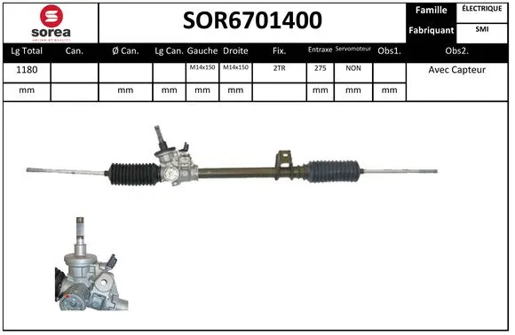 Steering Gear (SOR6701400)