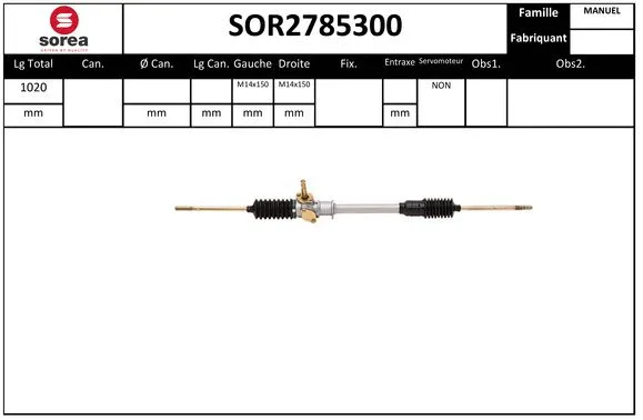 Steering Gear (SOR2785300)