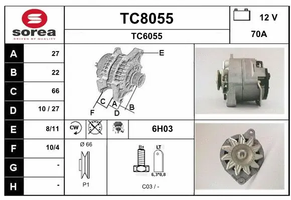 Alternator (TC8055)