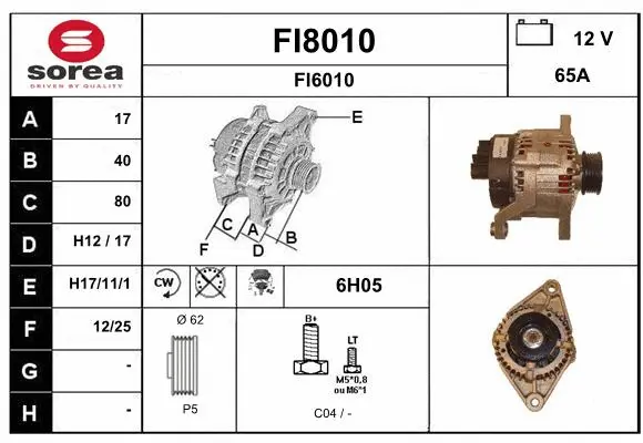 Alternator (FI8010)