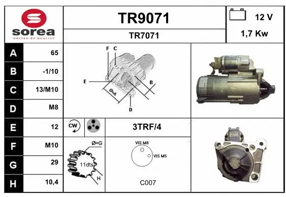 Starter (TR9071)