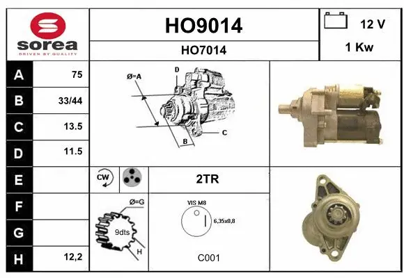 Starter (HO9014)