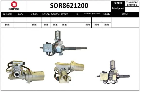 Steering Column (SOR8621200)
