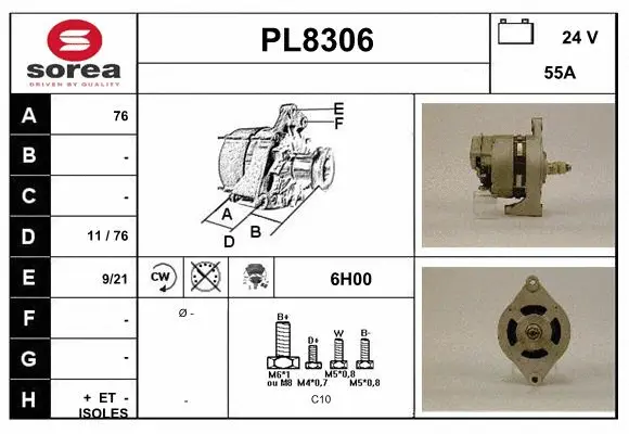 Alternator (PL8306)
