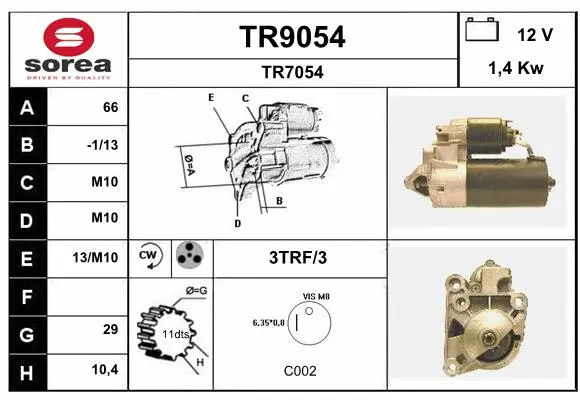 Starter (TR9054)