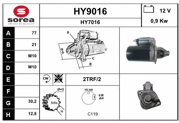 Starter (HY9016)