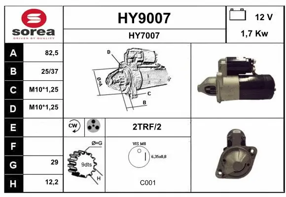 Starter (HY9007)