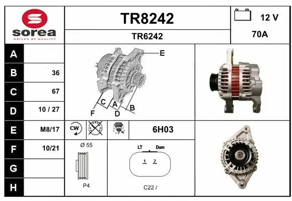Alternator (TR8242)