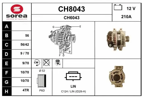 Alternator (CH8043)