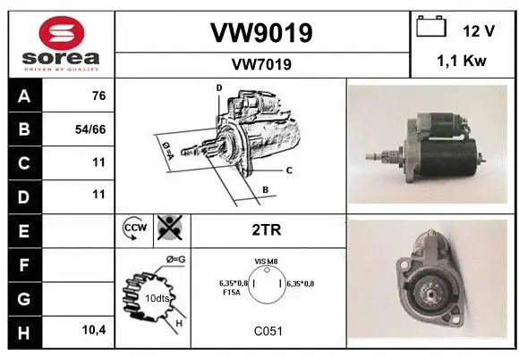 Starter (VW9019)