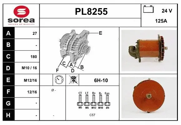 Alternator (PL8255)