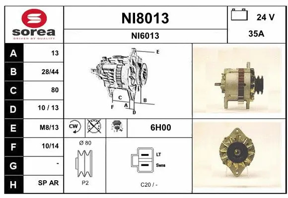 Alternator (NI8013)