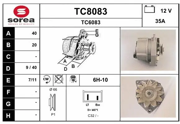 Alternator (TC8083)
