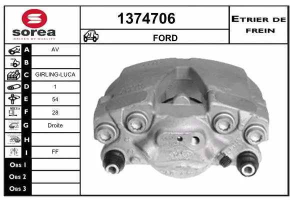 Brake Caliper (1374706)