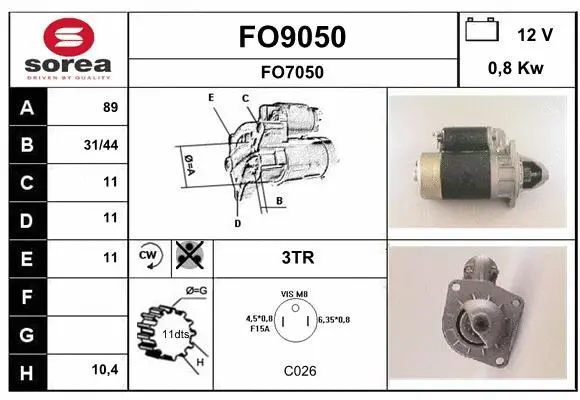 Starter (FO9050)